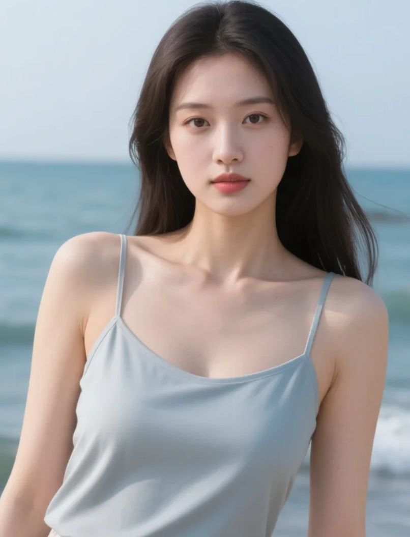 人面桃花相映红，娇俏可人儿。