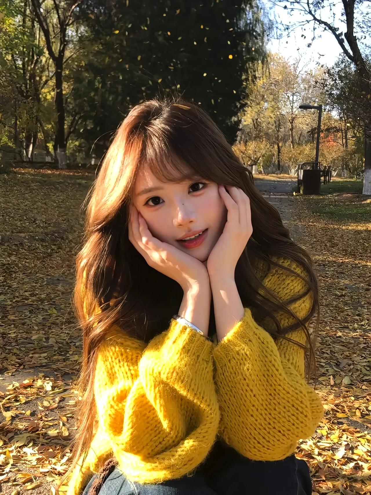 幸运遇到了落叶雨和落叶铺满地🍂