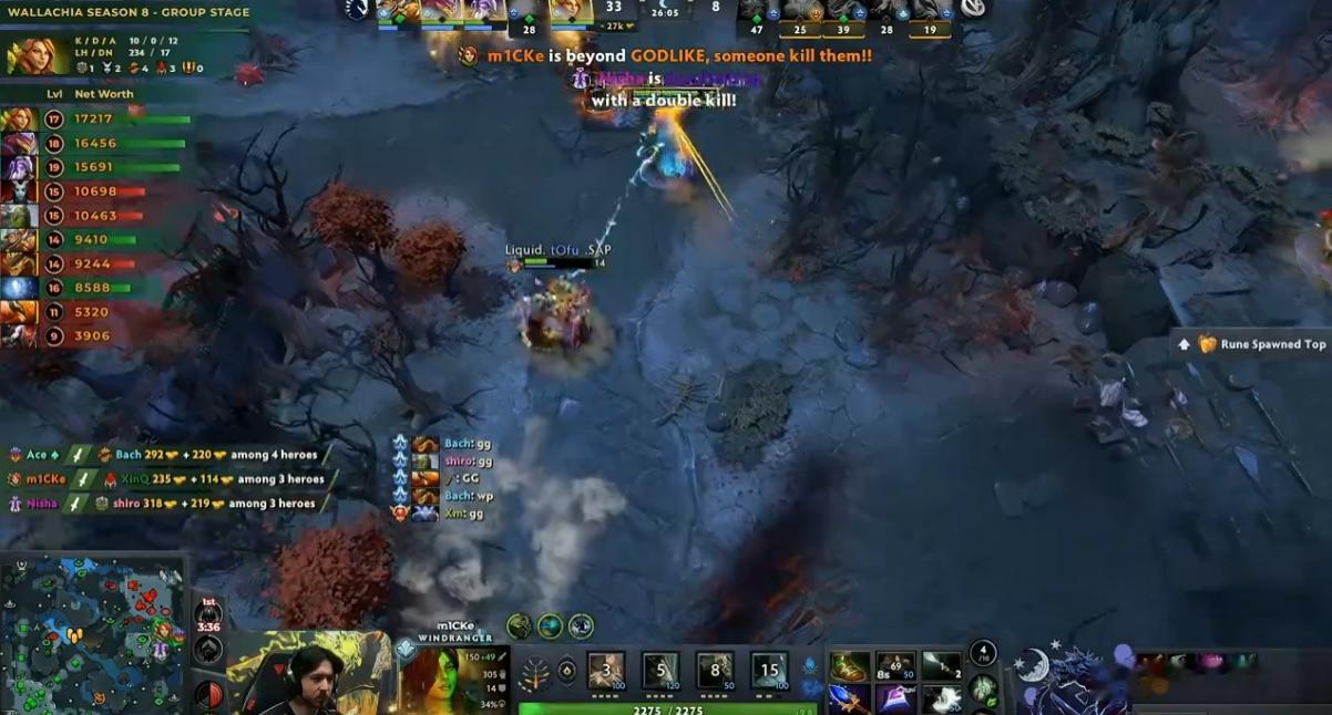 VG1-2不敌Liquid，落入1-2组dota2
