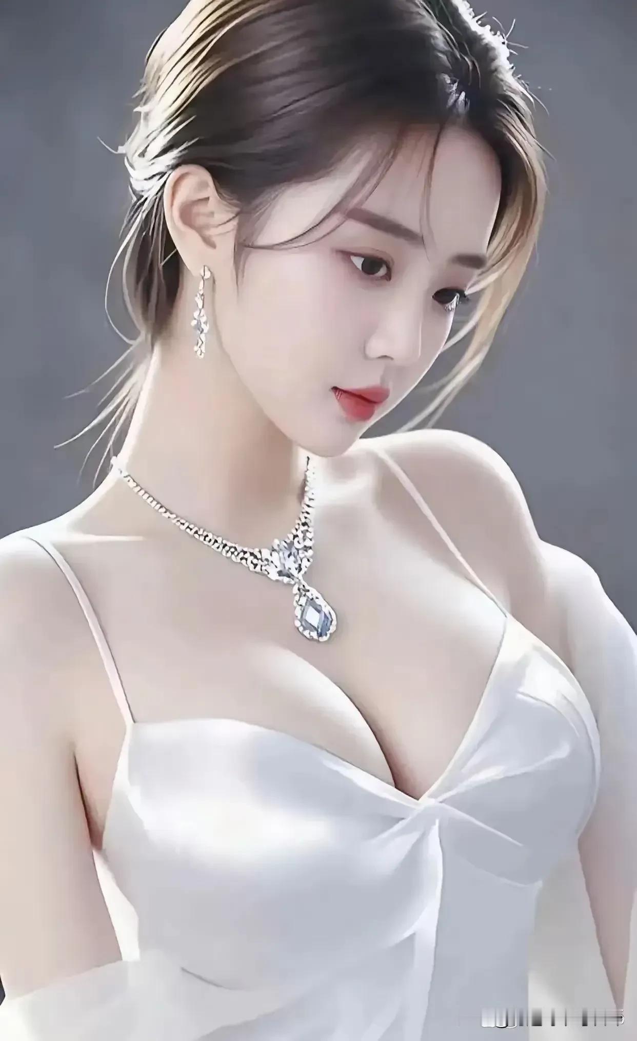 白衣娇娥意绪沉，贵质犹添万缕闷。性气磨成清韵品，尘途历尽憾愁痕。人生百事