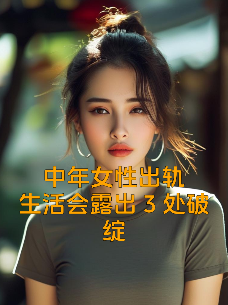 中年女性出轨，生活会露出3处破绽