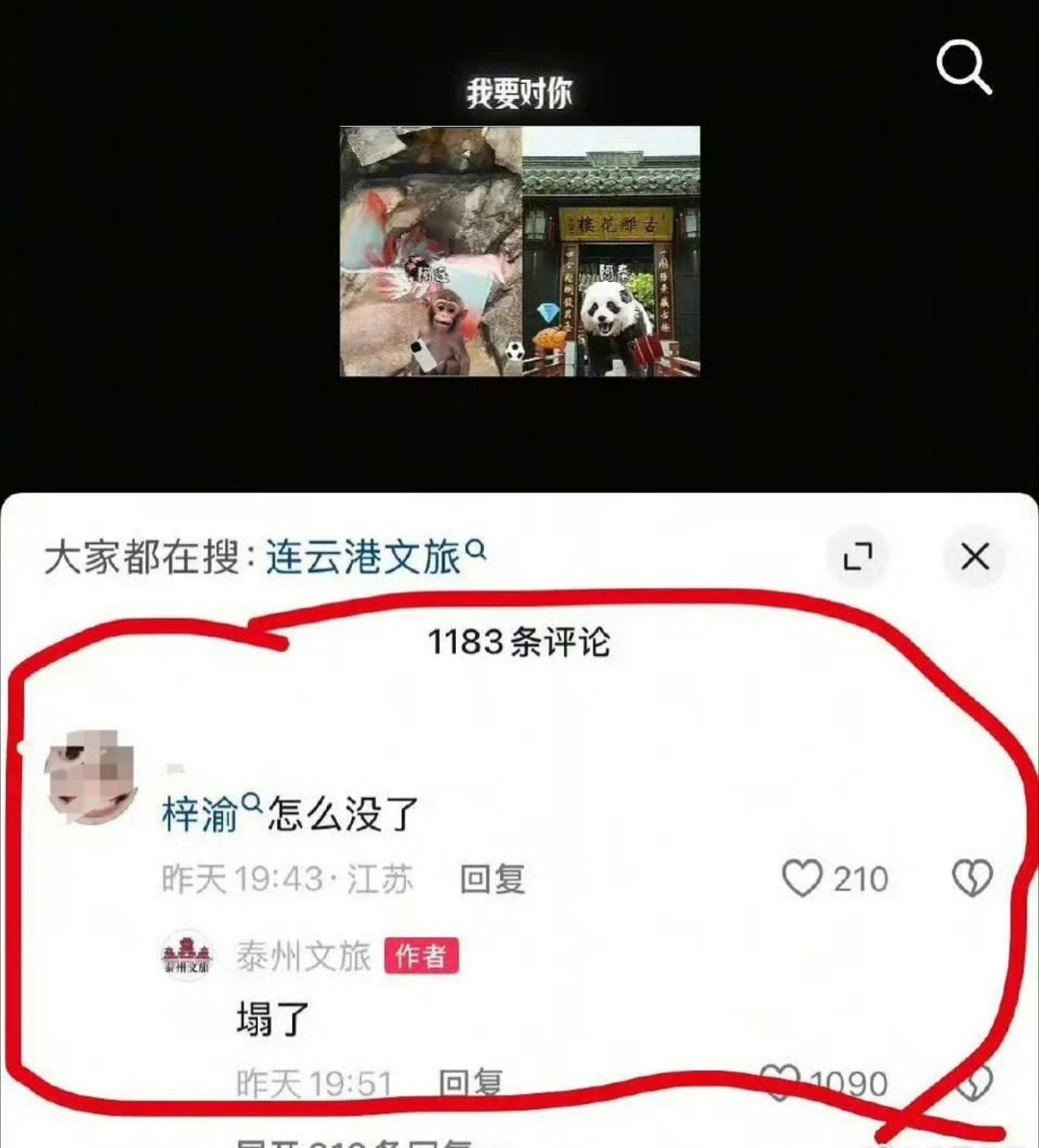 泰州文旅：塌了​​​