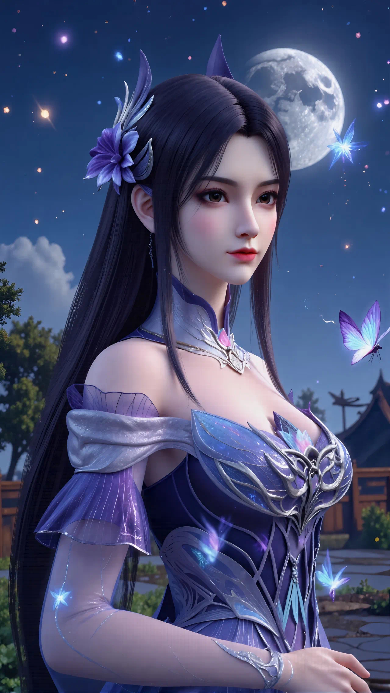 斗破苍穹小医仙【精美壁纸】虽然依旧很美，但总感觉白发更好看！国产动漫​​​