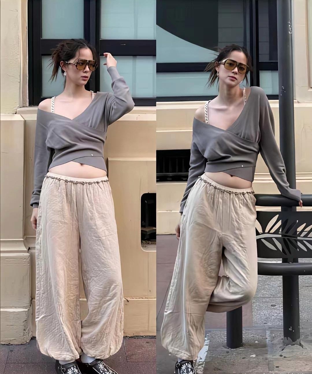 欧阳娜娜的小肚子太真实，没有一点点锻炼痕迹​​​
