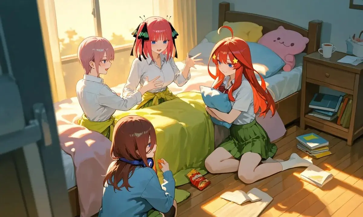 五等分的花嫁 插画 动漫