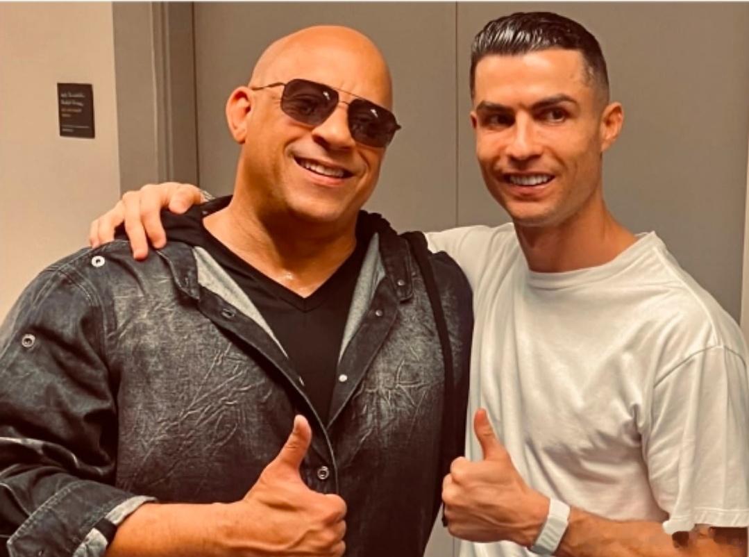 出演速激？范·迪塞尔晒与C罗合影：已为他量身定制一个角色最近，好莱坞知名影星范·