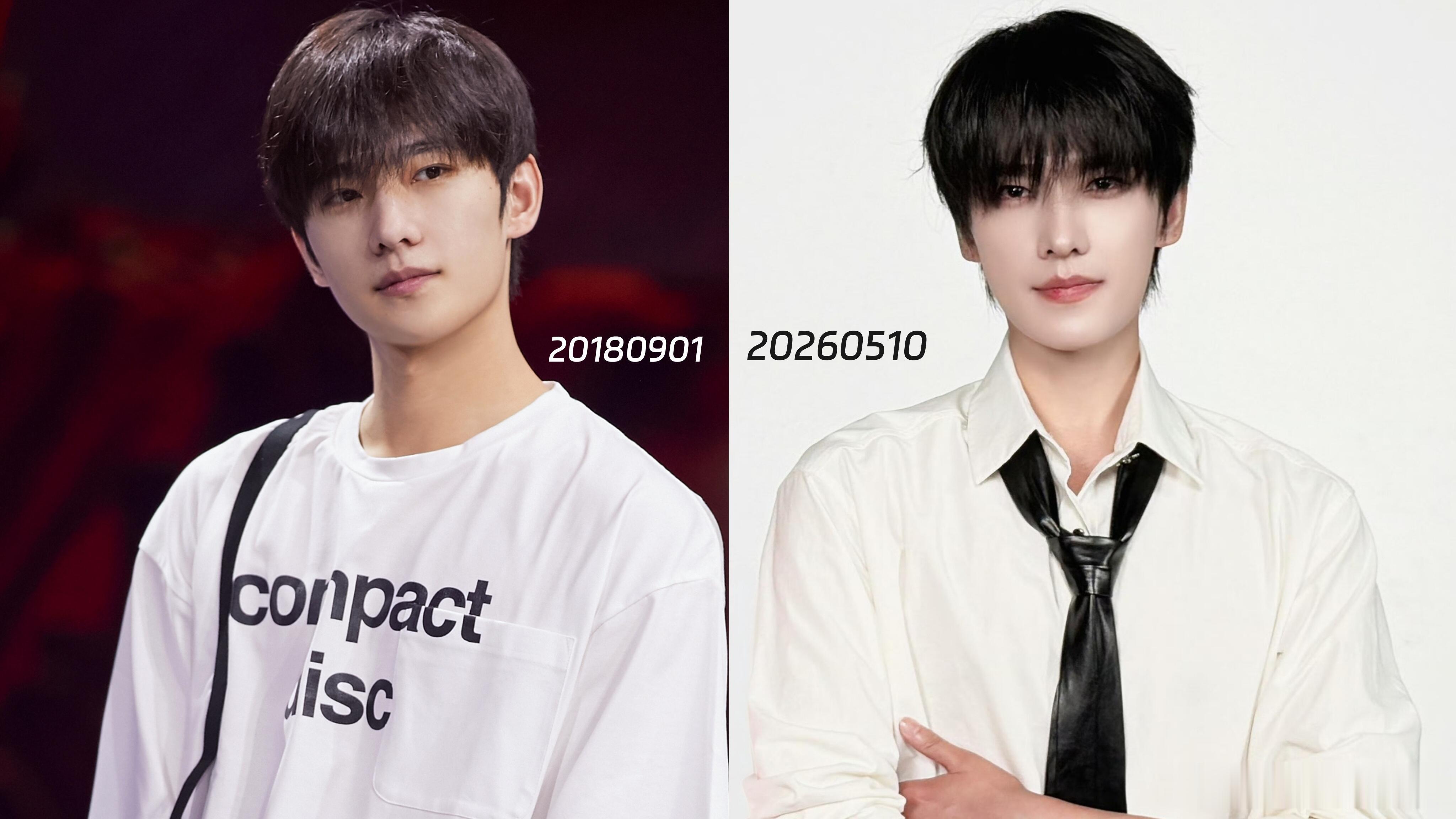 求杨洋2018年到2026年的变化