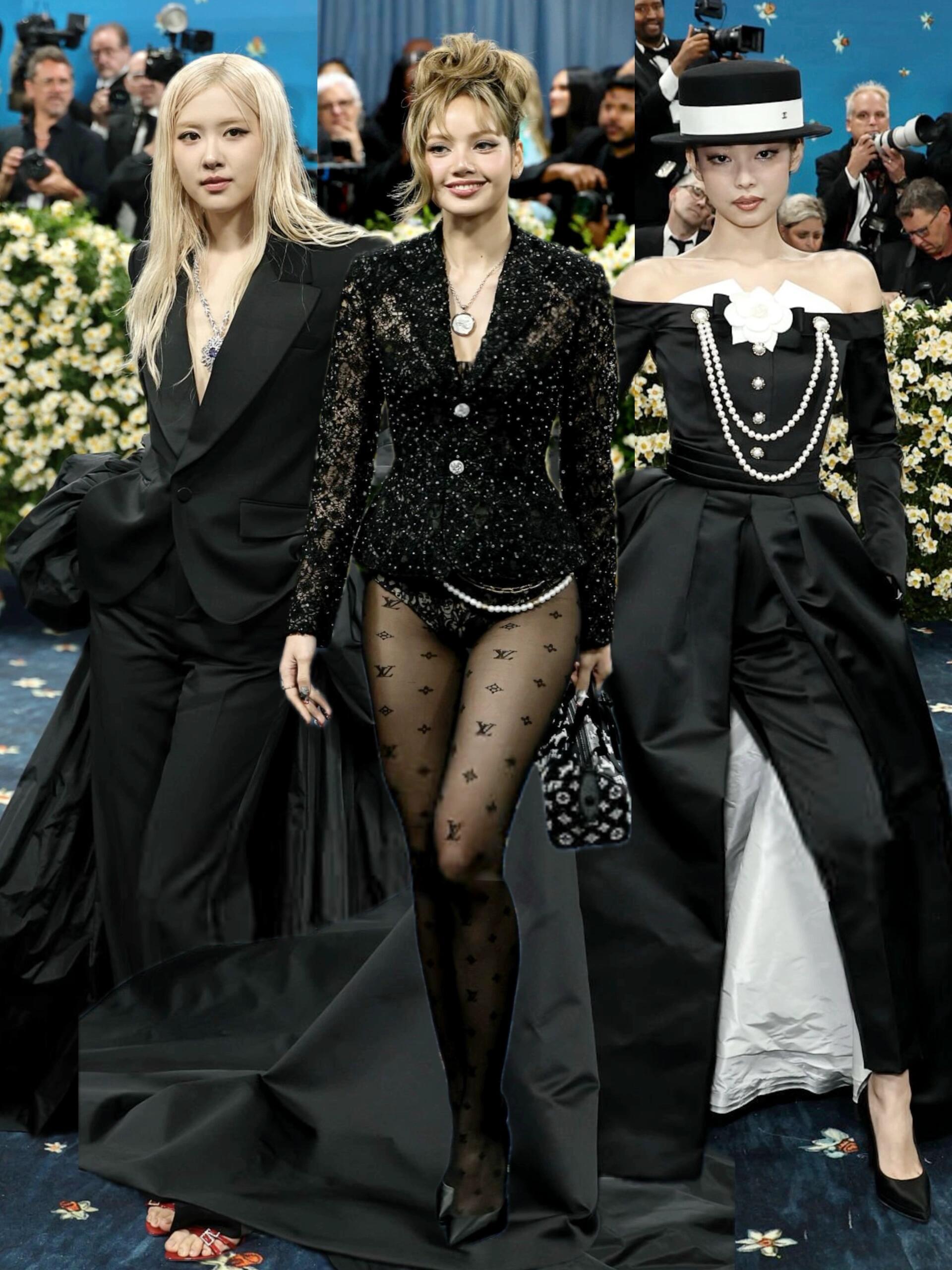 BLACKPINKJennie、Lisa、RosexMetGala​​​
