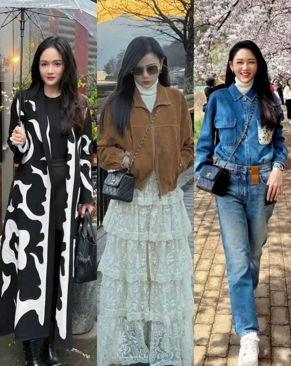 47岁陈乔恩和小9岁老公东京庆生，各种穿搭不重样，小鸟依人拍照看上去比艾伦还小