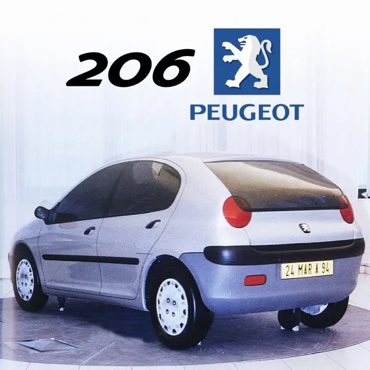 1998款标致206 / 设计提案 代号T1的206研发项目于1994...