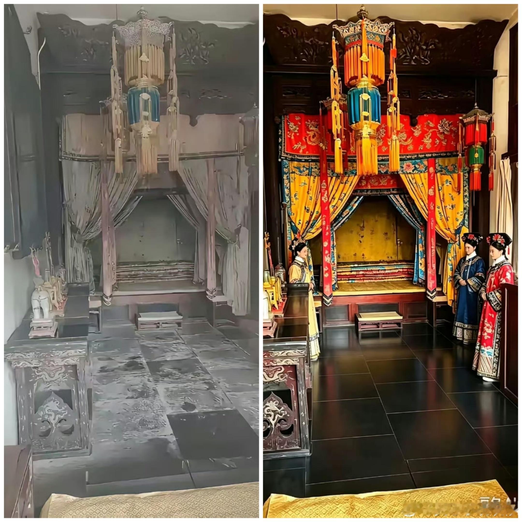从故宫回来后,我用豆包还原了慈禧的卧室​​​