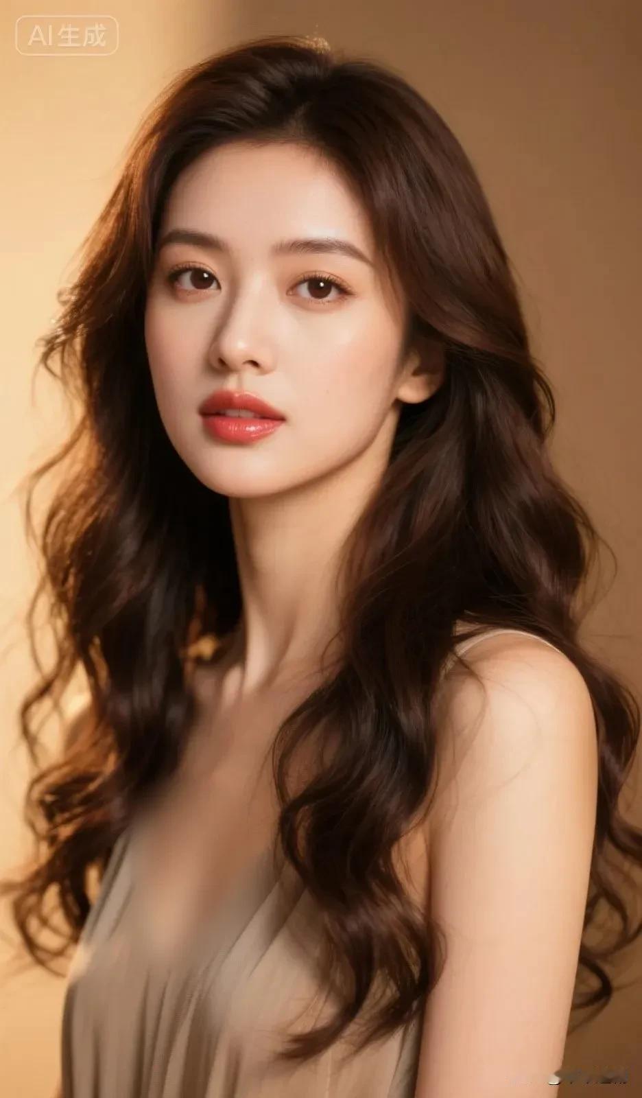 什么样的穿搭可以成为气质女神?暖光揉碎了温柔，唇间的红是藏不住的心动，发丝卷着