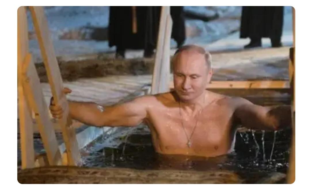 有人以为，在零下十几甚至二十几度，普京跳进冰窟窿，是硬汉的表现。其实不然，众所周