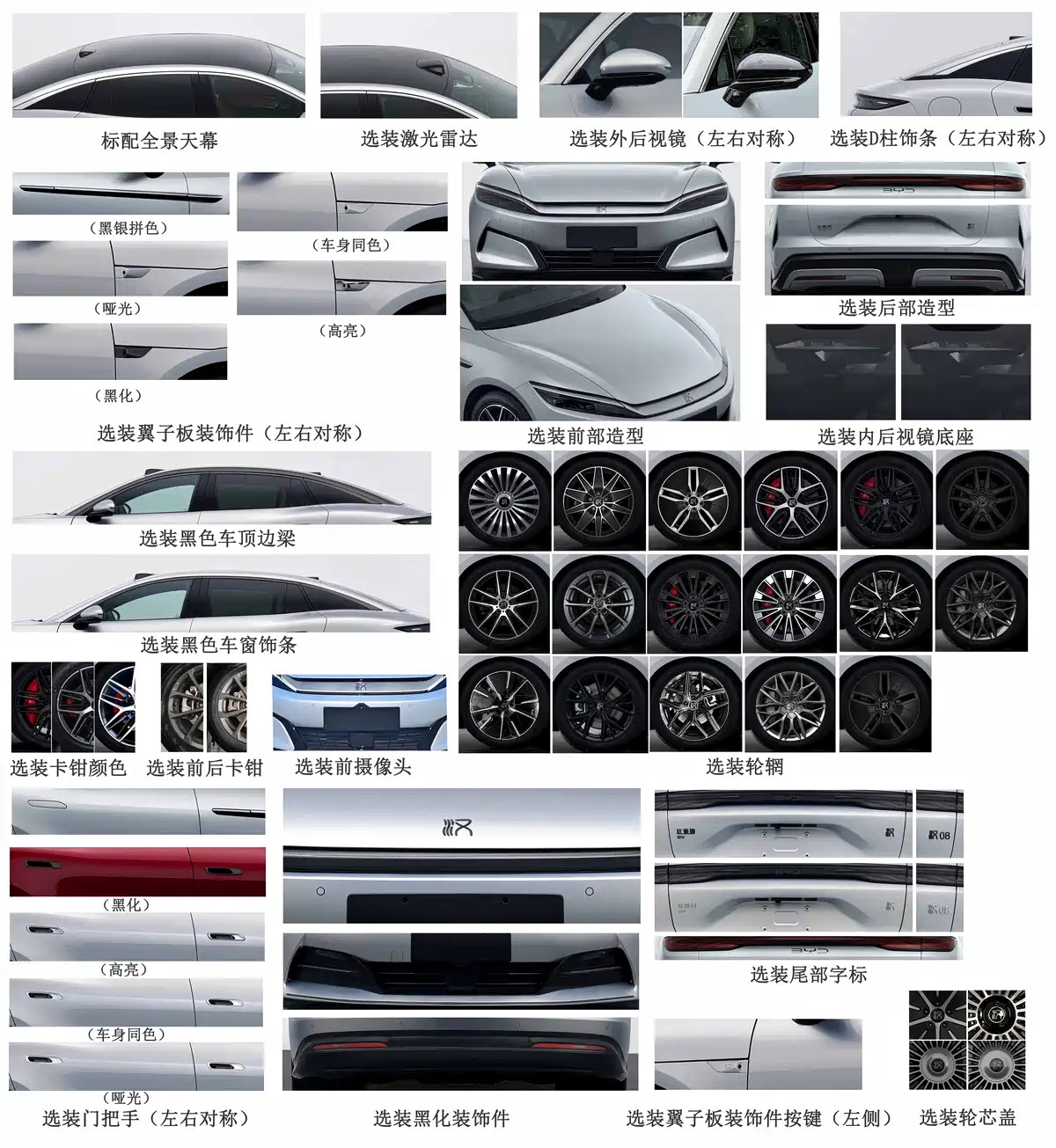 全新一代比亚迪汉申报图曝光：1、5156mm车长、3030mm轴距，比汉L大一圈