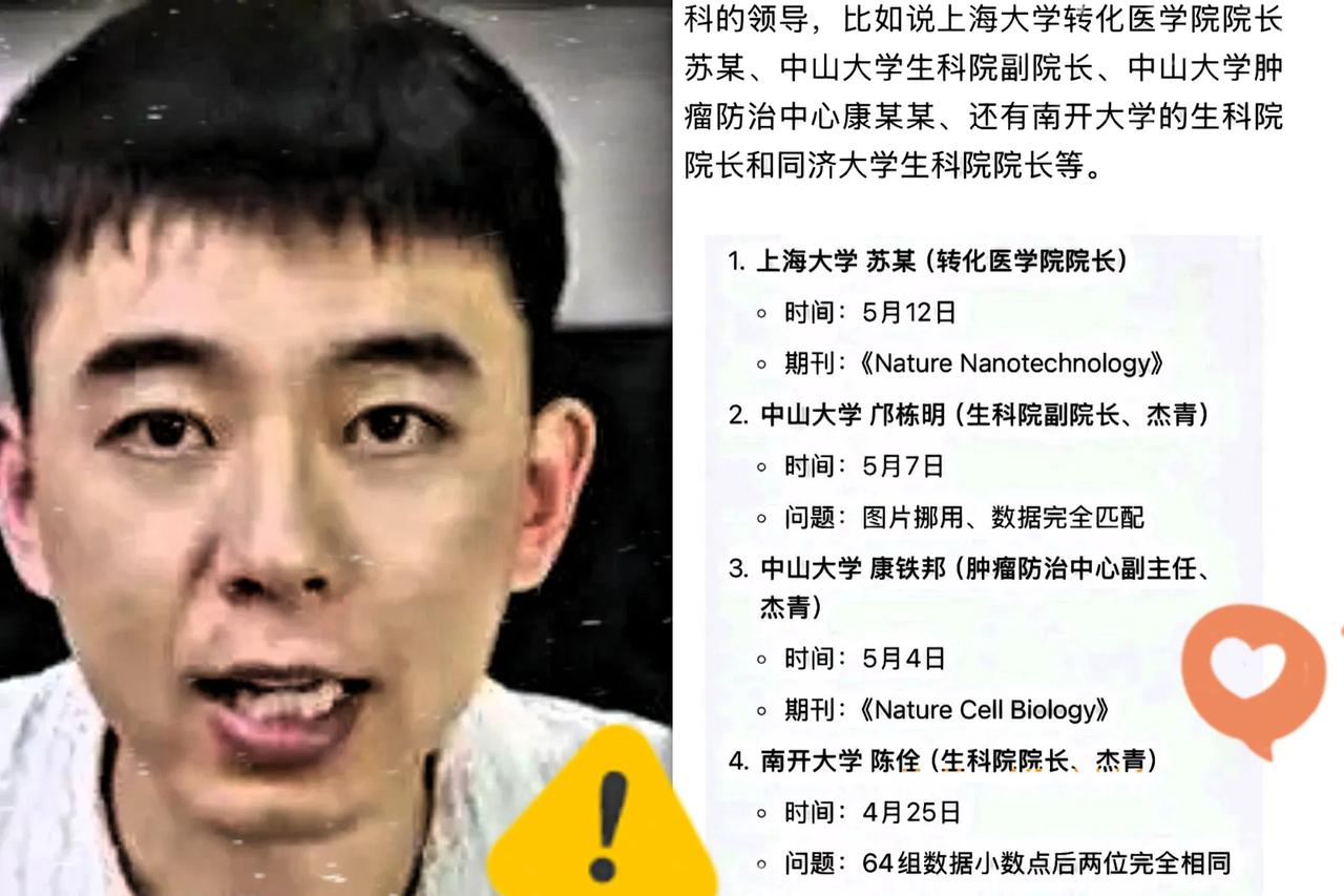 这两天，耿洪伟（耿同学）突然刷屏全网！他实名举报，接连锤倒多名“杰青”级别的科研