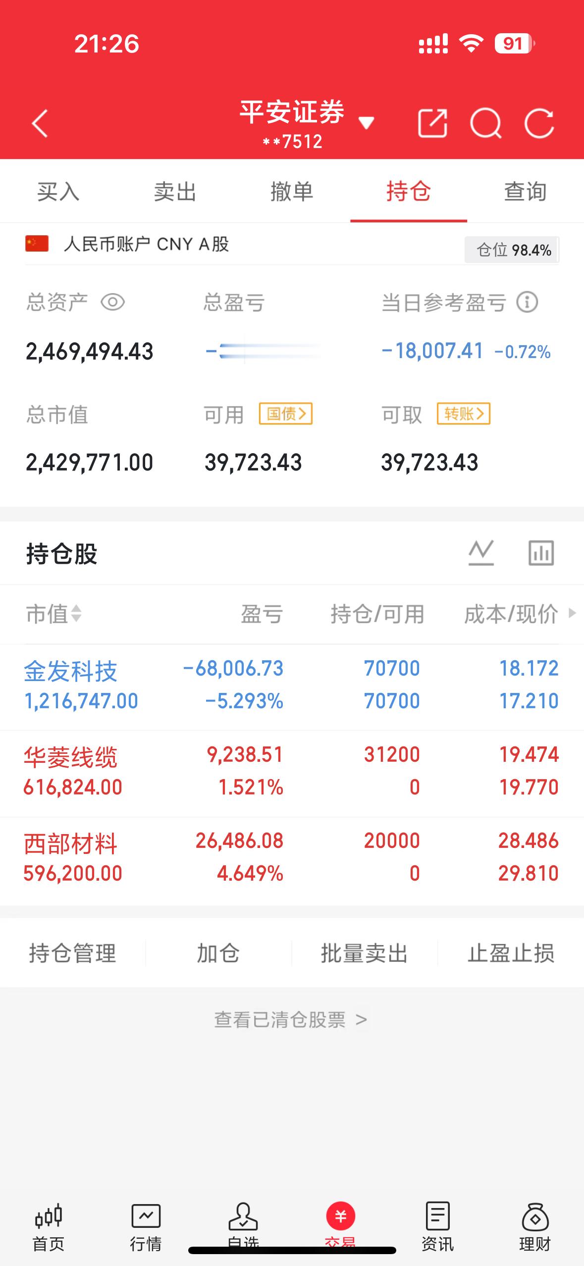 华菱：开盘就直接去了，我盘前文章就说中超与华菱选我定会选择华菱，不是一个级别的，