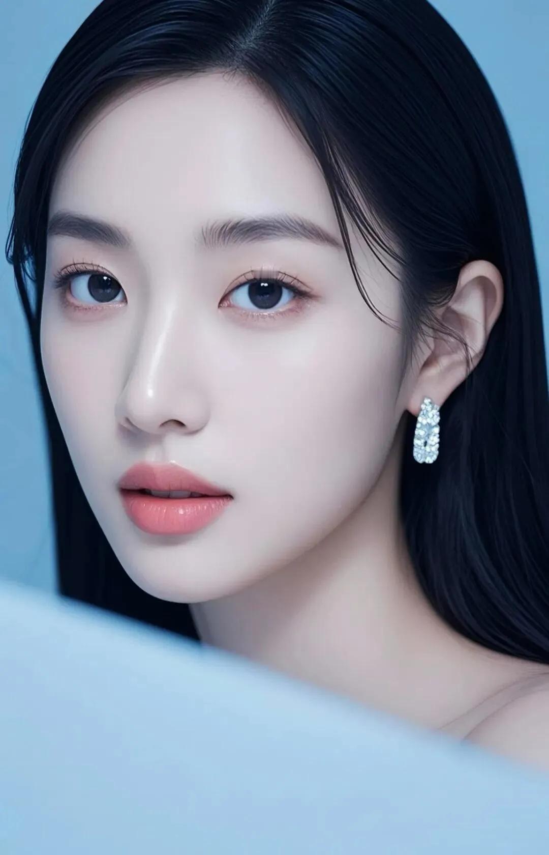 梦幻少女，温柔如水，宛如画中仙子。