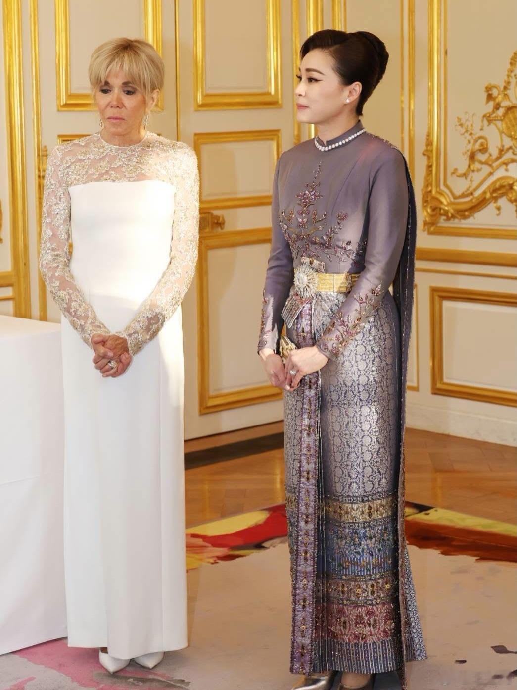苏提达王后真的超美，把泰国传统服饰发挥到了极致美。世界各国王室苏提达王后
