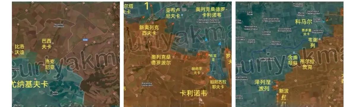 5月25日俄乌最新战报：1.苏梅州前线（图一）：俄罗斯军队完全控制了比洛沃迪
