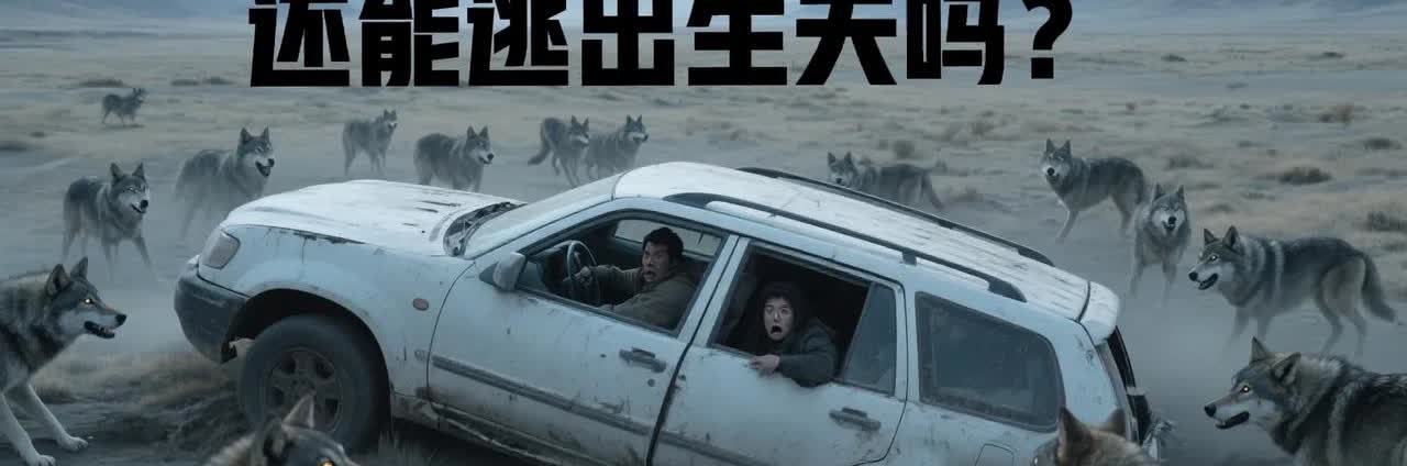 开车时遇到狼群，躲在车里就安全吗？那可未必！走川藏线，是最容易遇见狼群的