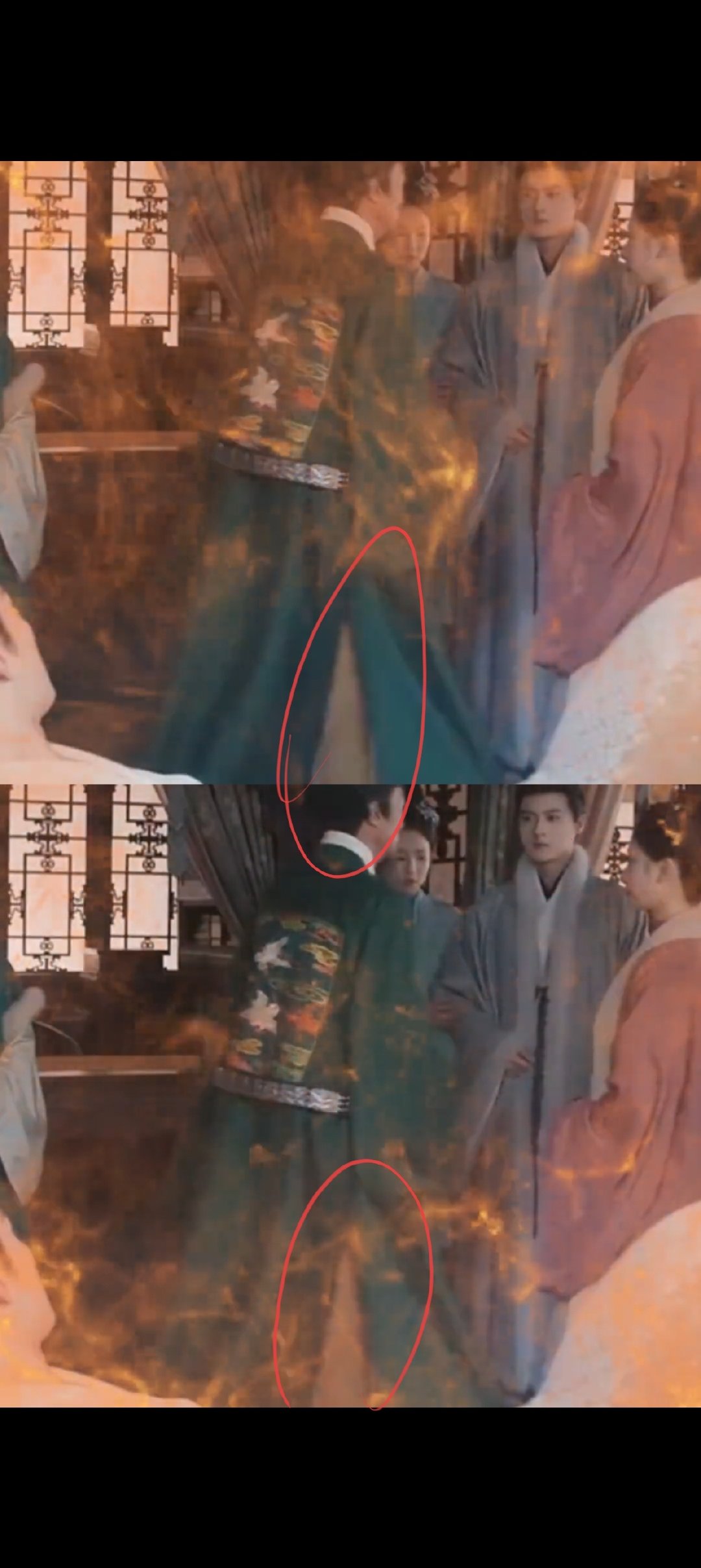 #盘点兰香如故穿帮镜头#发现一部IPhone，发现一条西裤[大笑]​