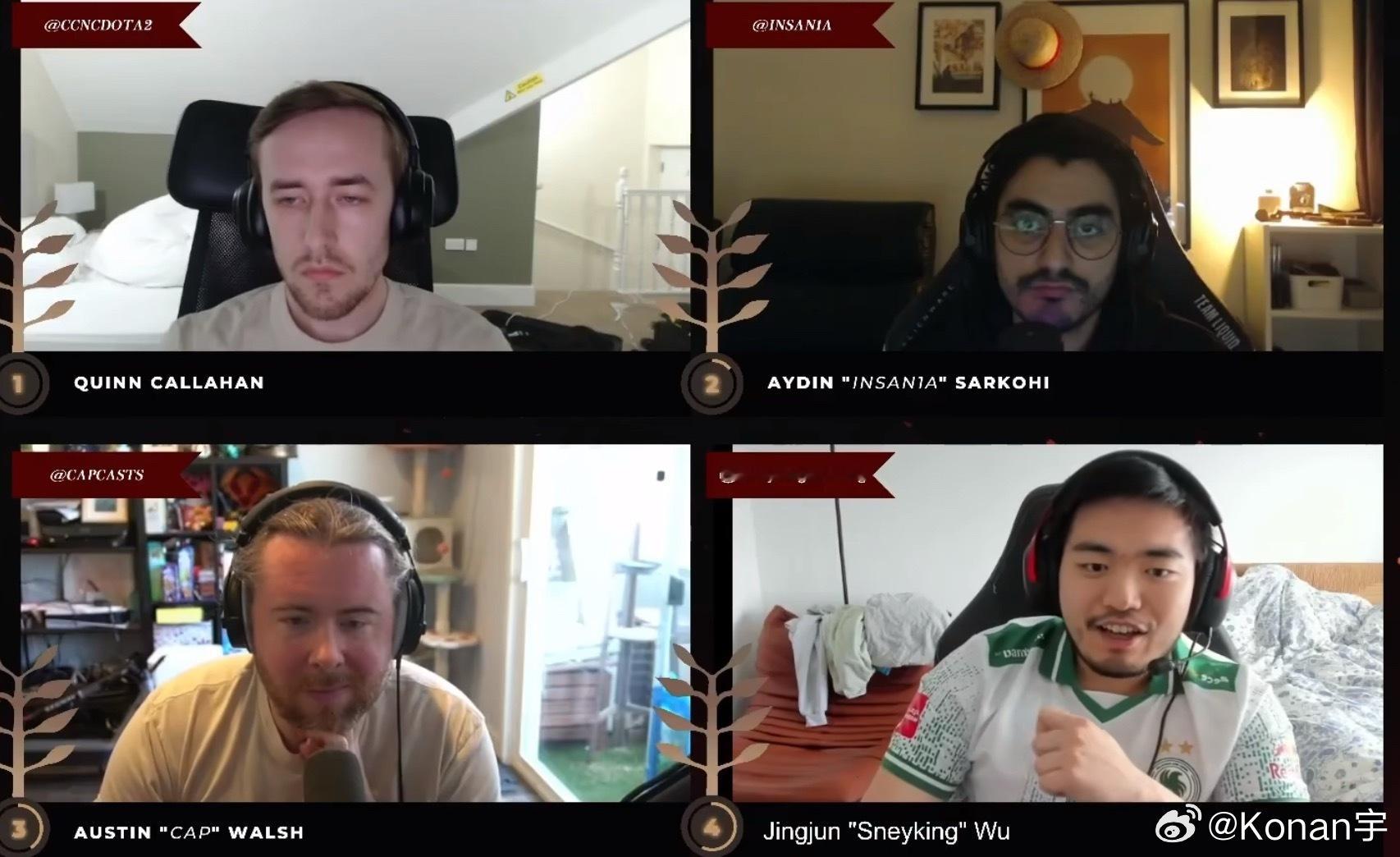 Sneyking：我集训经历中最难忘的事是当时我们在中国集训，TI9之前，我们住
