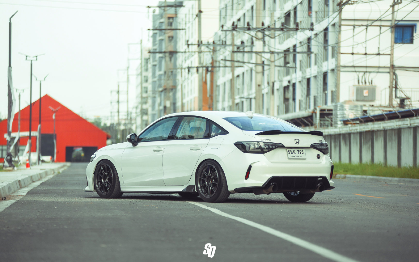 FL5前杆x三厢本田思域VTEC​​​