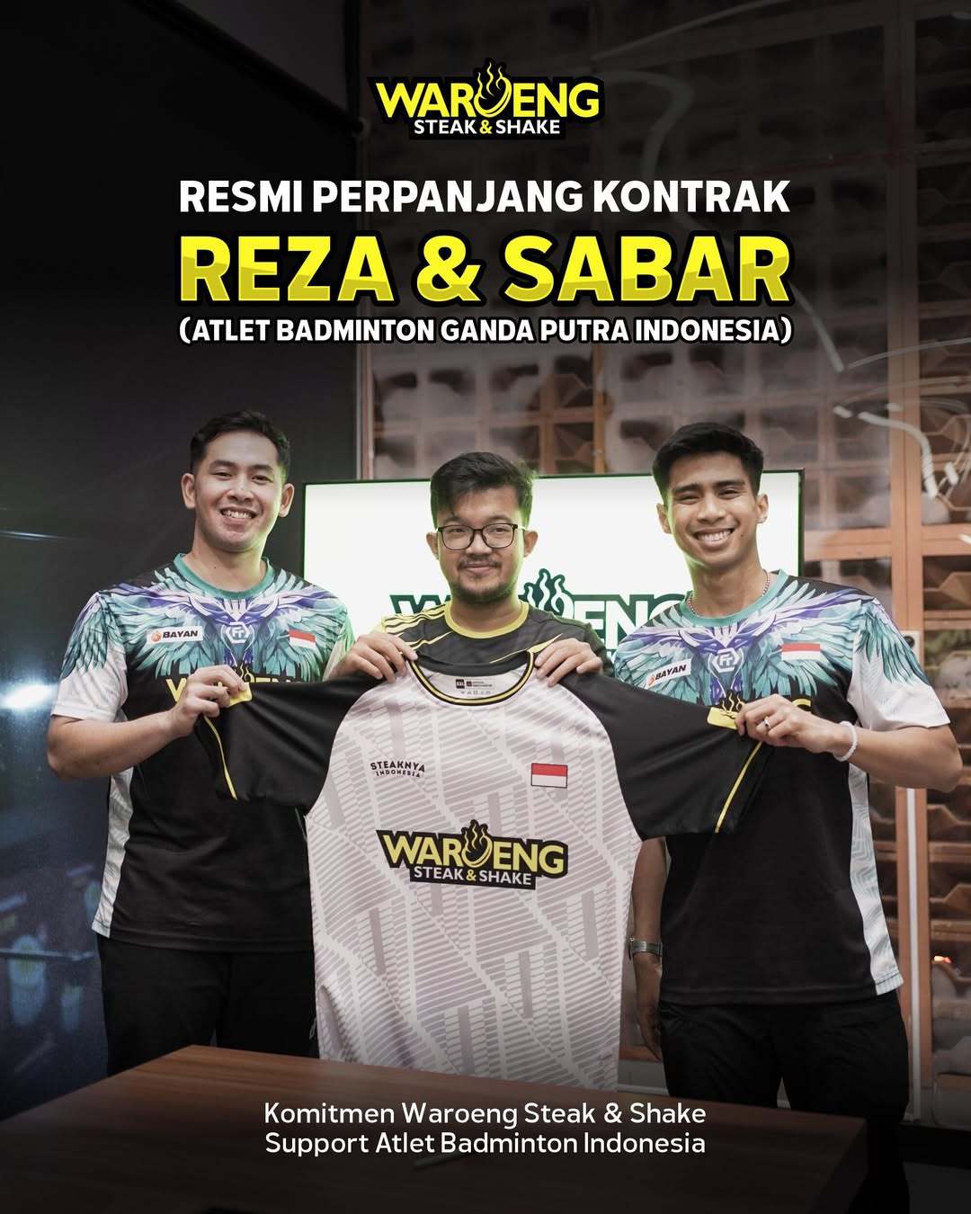 🇮🇩咖伊组合跟牛排店成功续约