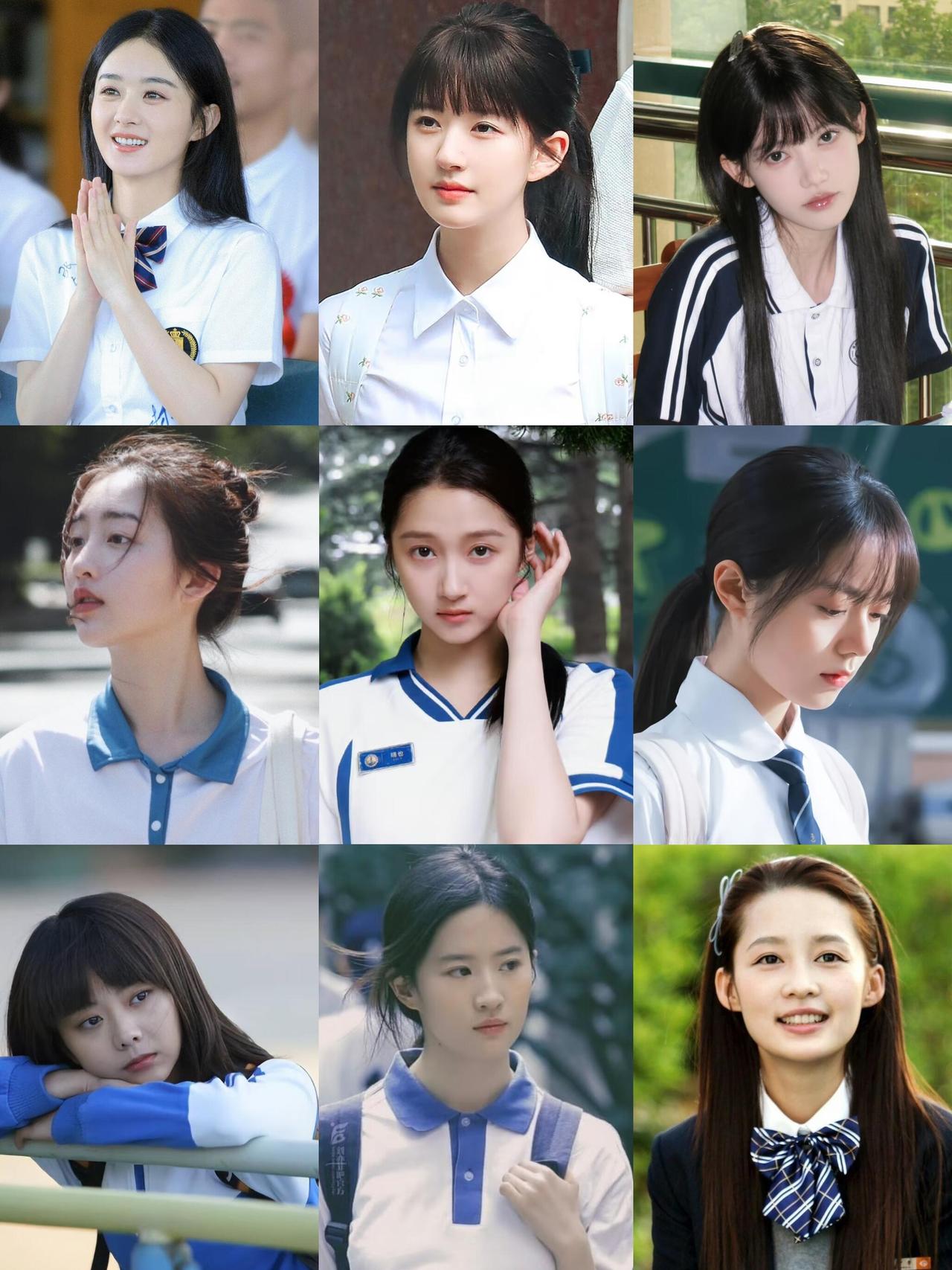 盘点几位人气明星的校园妆造，谁最符合你心目中的校园女主形象？