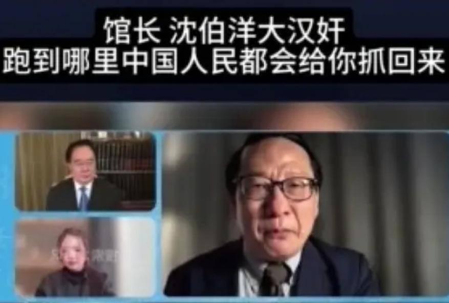 高志凯教授喊话沈博洋，如果有一天你被抓到，一定要叫你跪在天安门前磕头谢罪。如果你