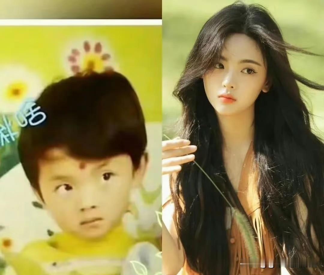 这些女明星们小时候的样子，和现在对比起来，真的让人感叹“女大十八变，越变越好看”，但骨子里的那份可爱