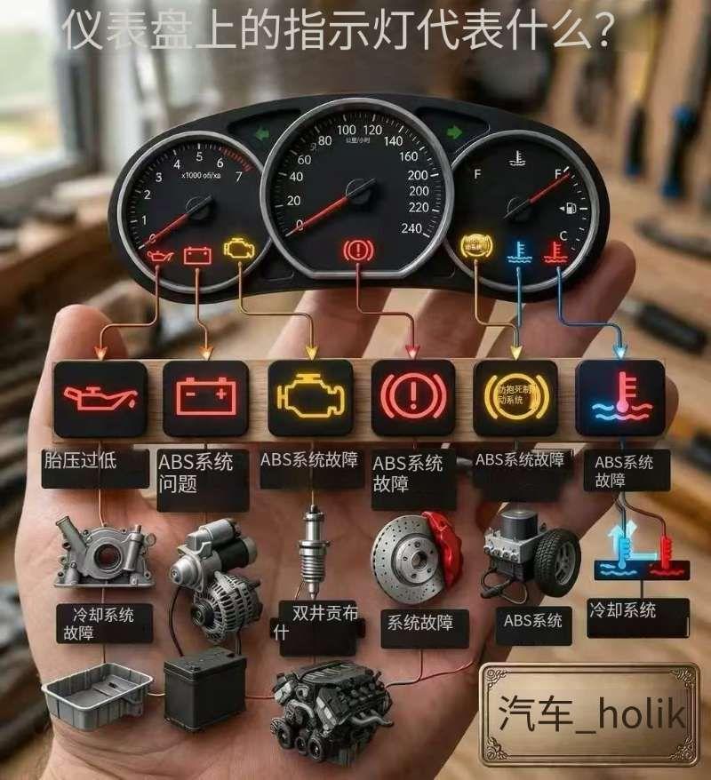 汽车仪表盘指示灯是什么意思？很多人都忽略这些图标，其实大错特错😂因为它