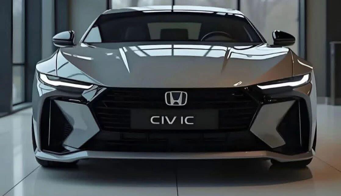 全新2026本田思域正式亮相，太让人期待了！外观上，低趴俯冲式车头搭配熏黑横向