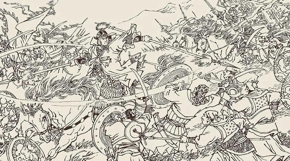 下面四位双枪将，你都知道是什么评书中的人物吗？第一位：被义子欺骗后心灰意冷，辞