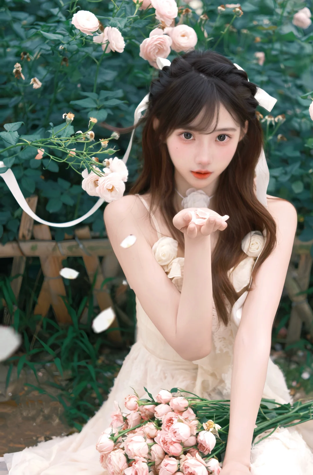 花瓣飘来的方向