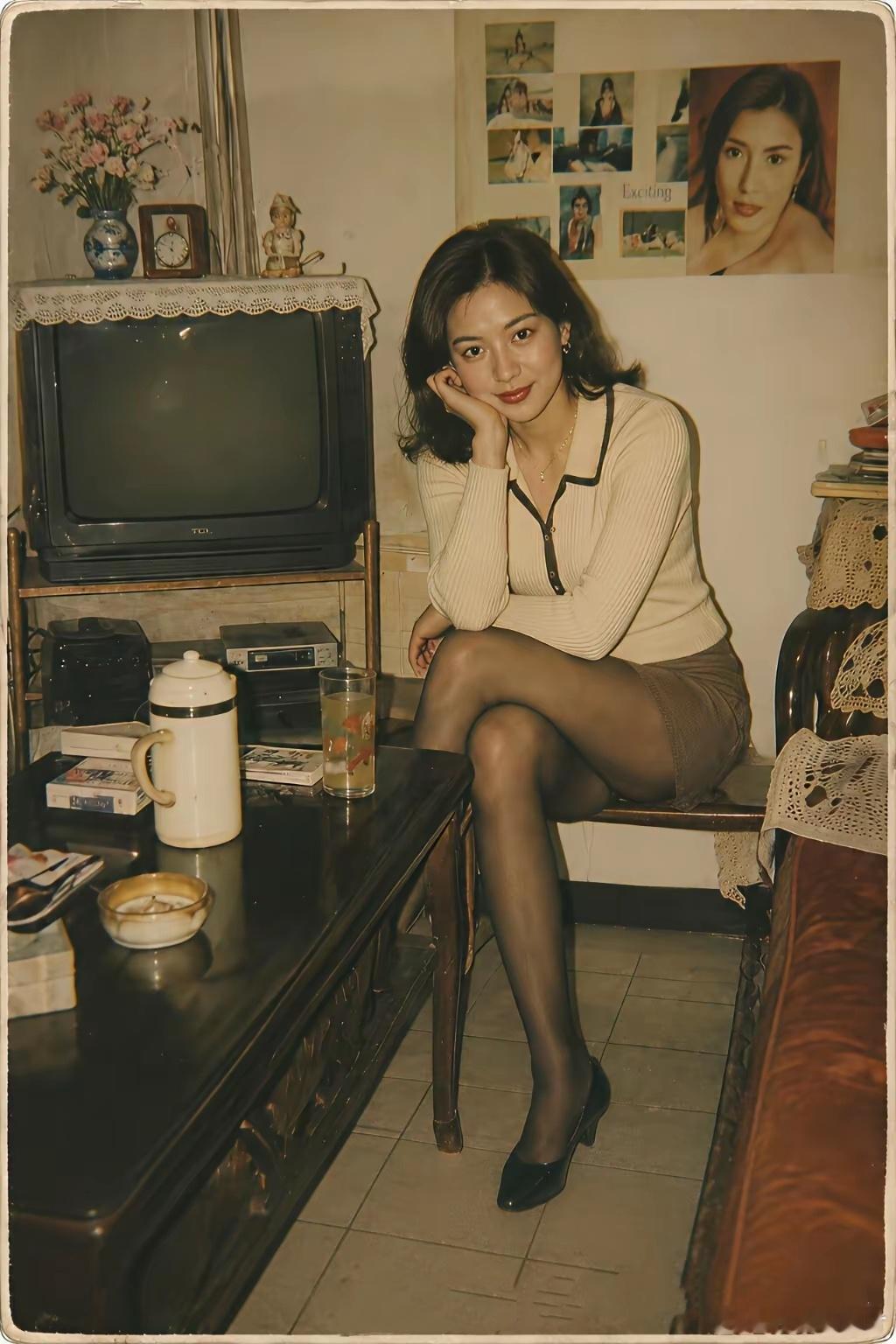 1999年，深圳的时髦女白领。广东小姐姐一直引领全国潮流吧？