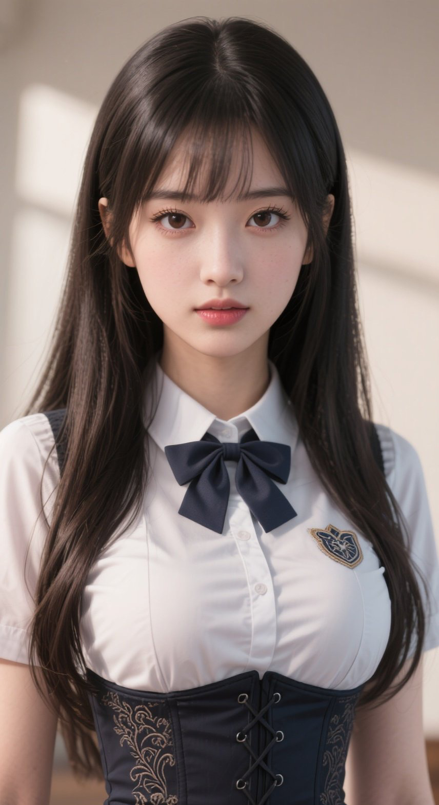清新学妹锁骨微露，纯欲风写真来袭