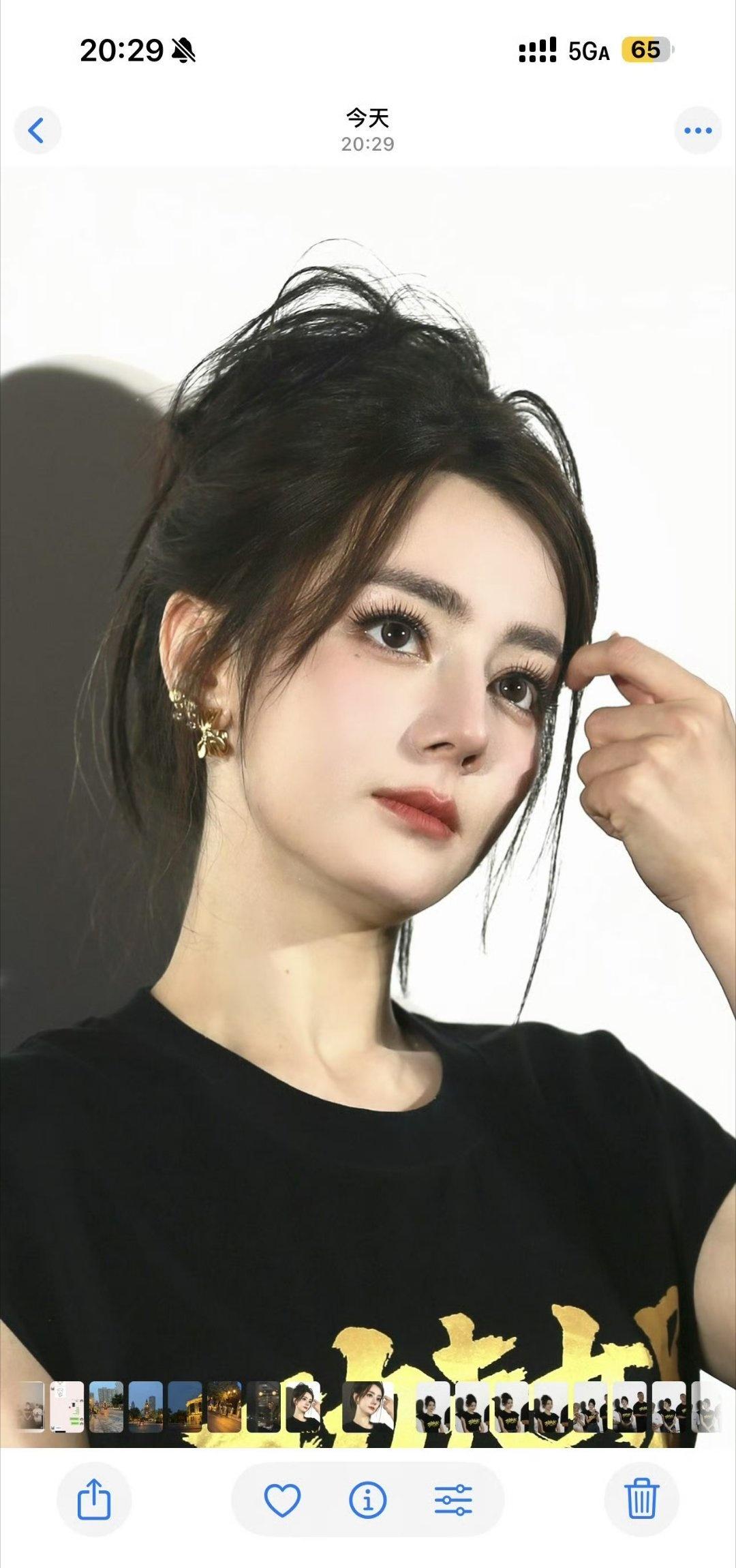 这居然是迪丽热巴路演未修生图吗？这颜值那确实为天人了​​​
