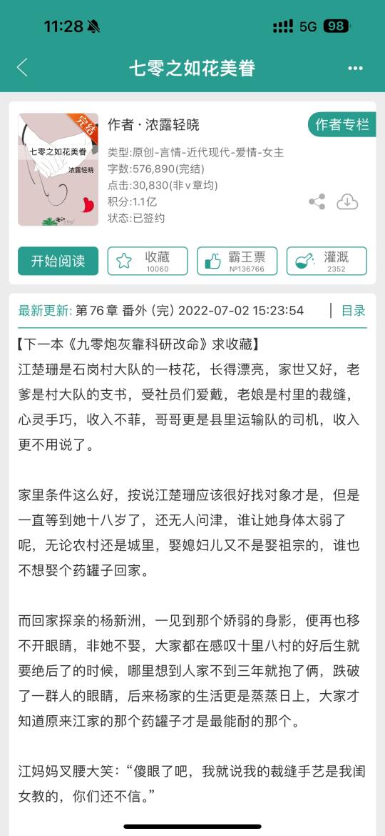 完结年代文