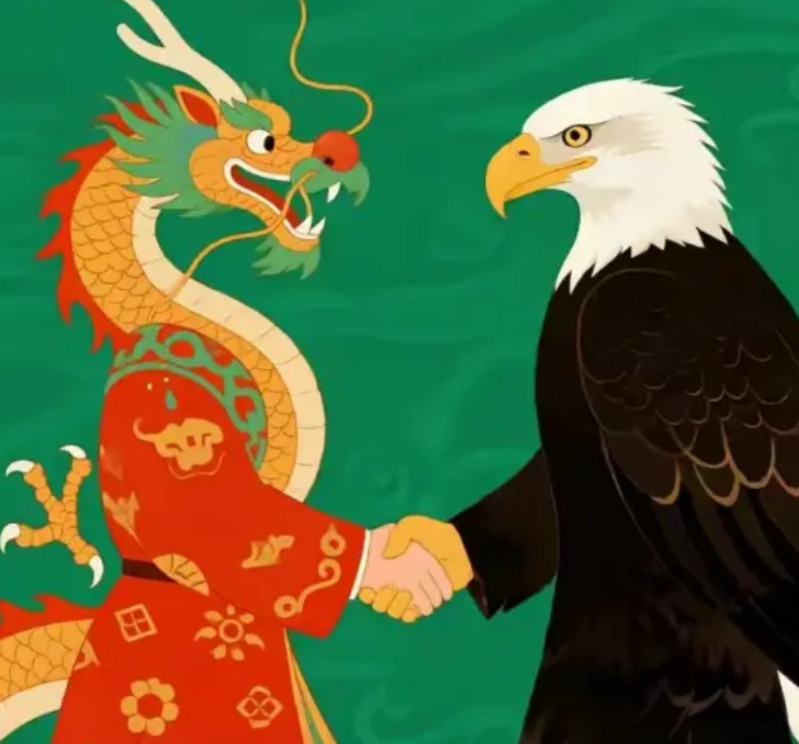 美国要求中国不准购买俄罗斯的油气资源。近期美国为了彰显自己的国际警察身份，直