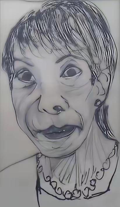 就凭这一幅画，就堪称世界一流画家！​这张画比拍照的都真实，画出了她的真实面孔