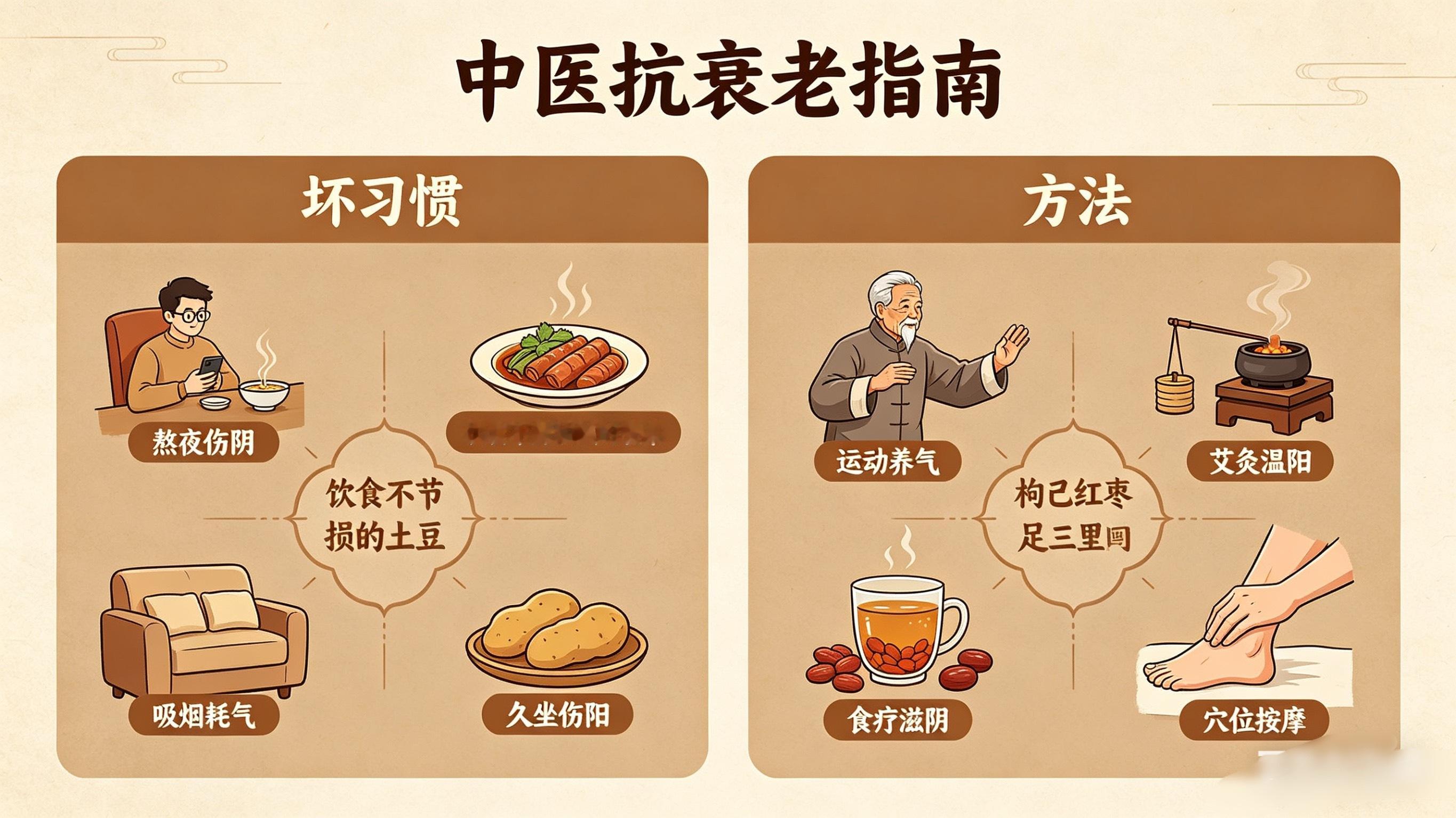 中医药抗衰老大会这些坏习惯，正在悄悄让你加速衰老！中医教你从根上抗衰老中医认为，