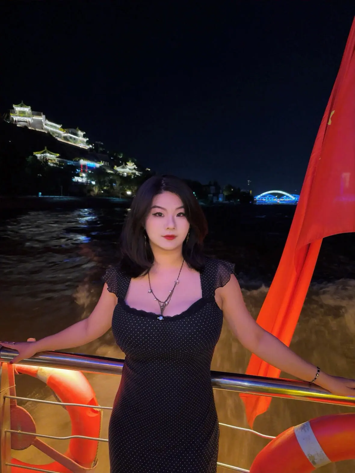 日常分享 夜景 海边拍照