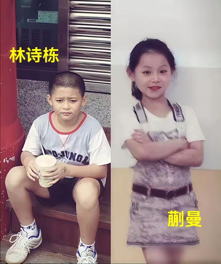 蒯曼小时候这么漂亮的吗？而且一看就是那种小能豆类型的，看着就是个小机灵鬼。小时候