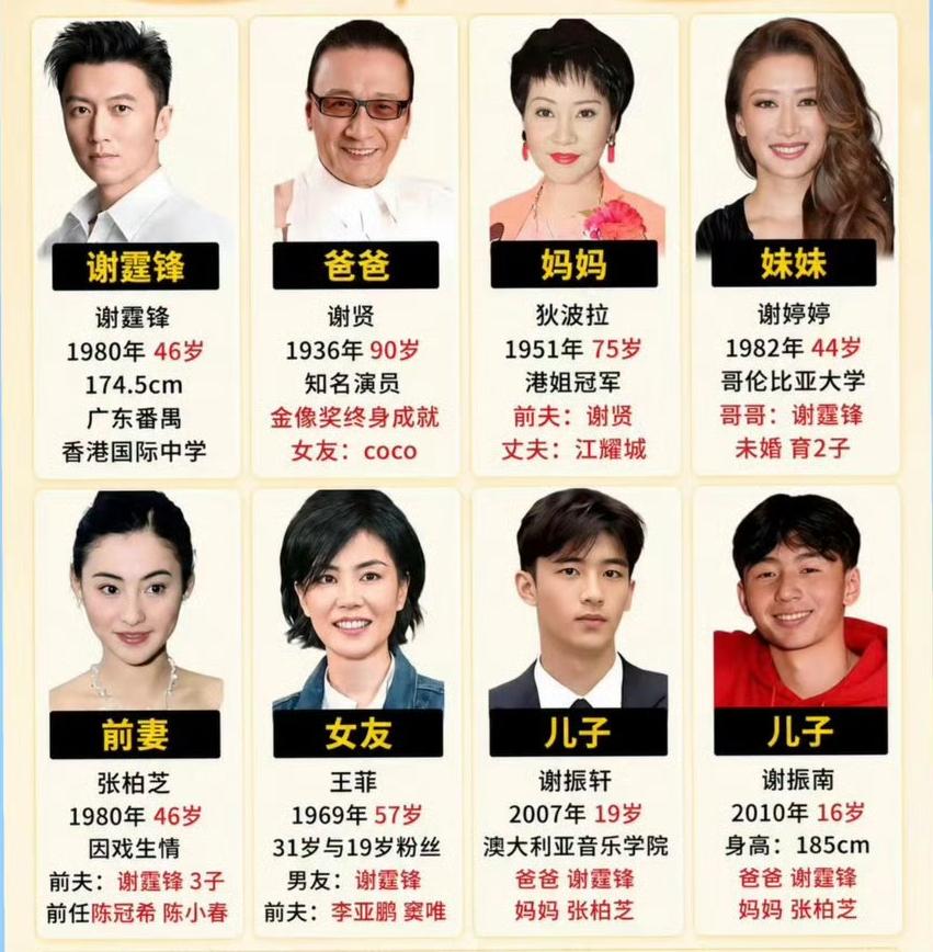 王菲在这张图里确实格格不入，网传谢贤病重，去世前王菲曾去医院探望却因为身份不