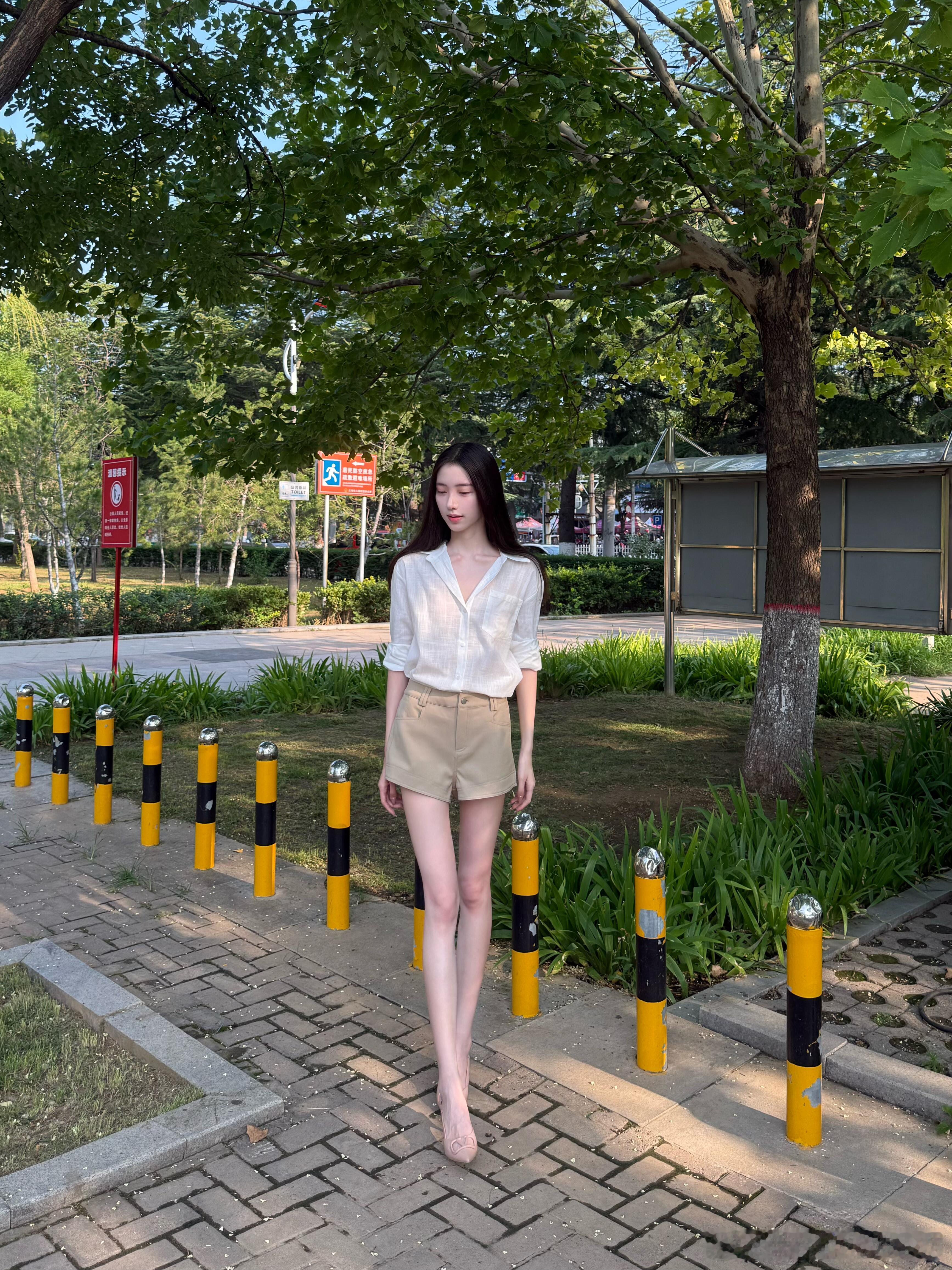 夏日衬衫的骨感美～​​​