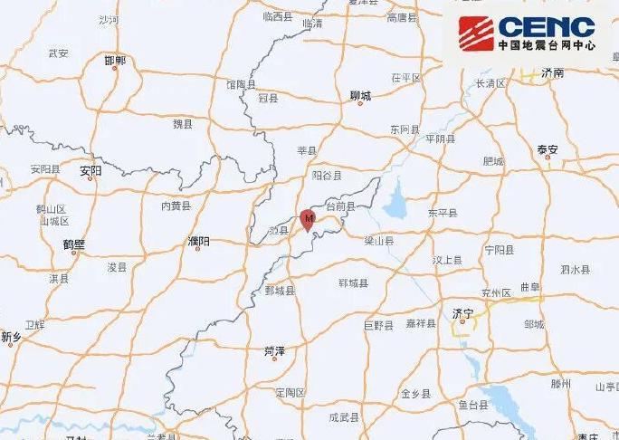 河南濮阳范县今天上午发生3.7级地震，济南局地有轻微震感，震中距济南150公里。