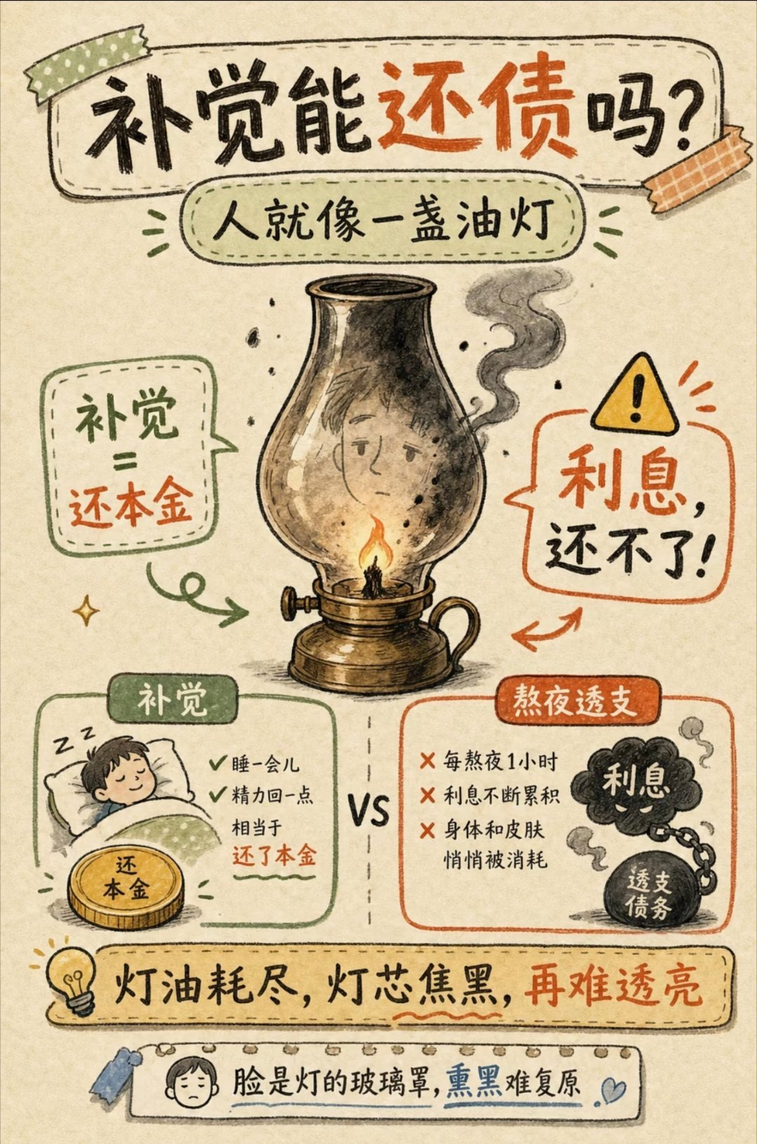 长期熬夜的人会有9个变化医生说睡觉要守住两个底线熬夜后是不是总觉得整个人都不对劲
