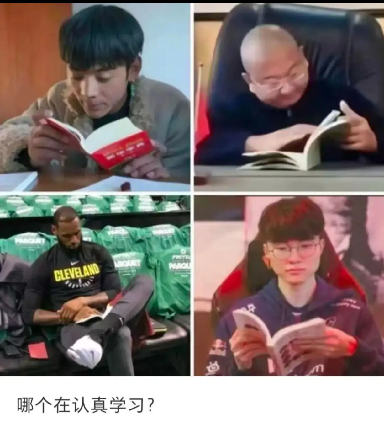 哪个在认真学习