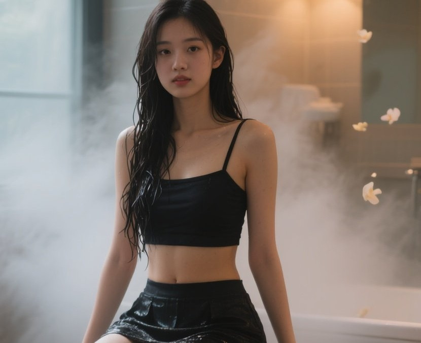 浴室私房美照，身材令人惊叹